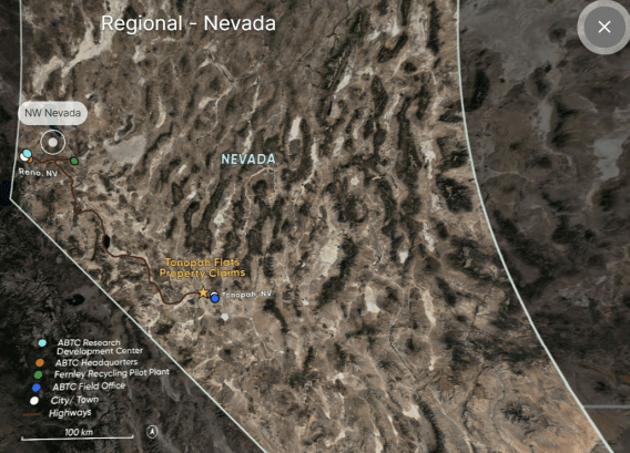 Tonopah Flats lithium project